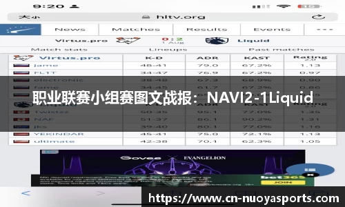 职业联赛小组赛图文战报：NAVI2-1Liquid